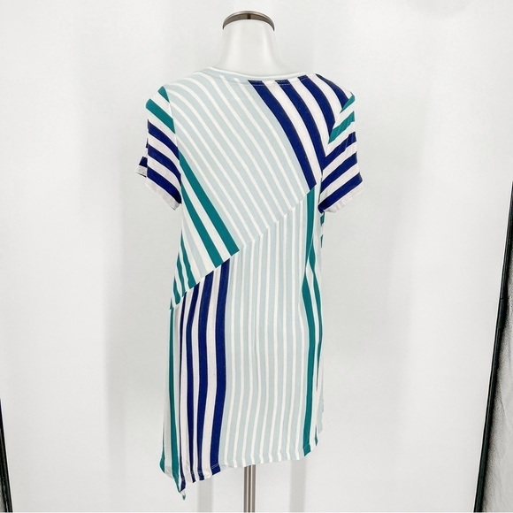 Anthropologie | Asymmetrical Striped Tee Shirt - Picture 3 of 5